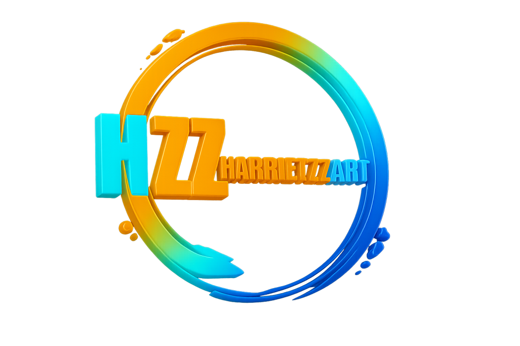 Promotional graphic created for Harriet Zabusky-Zand Art Gallery marketing