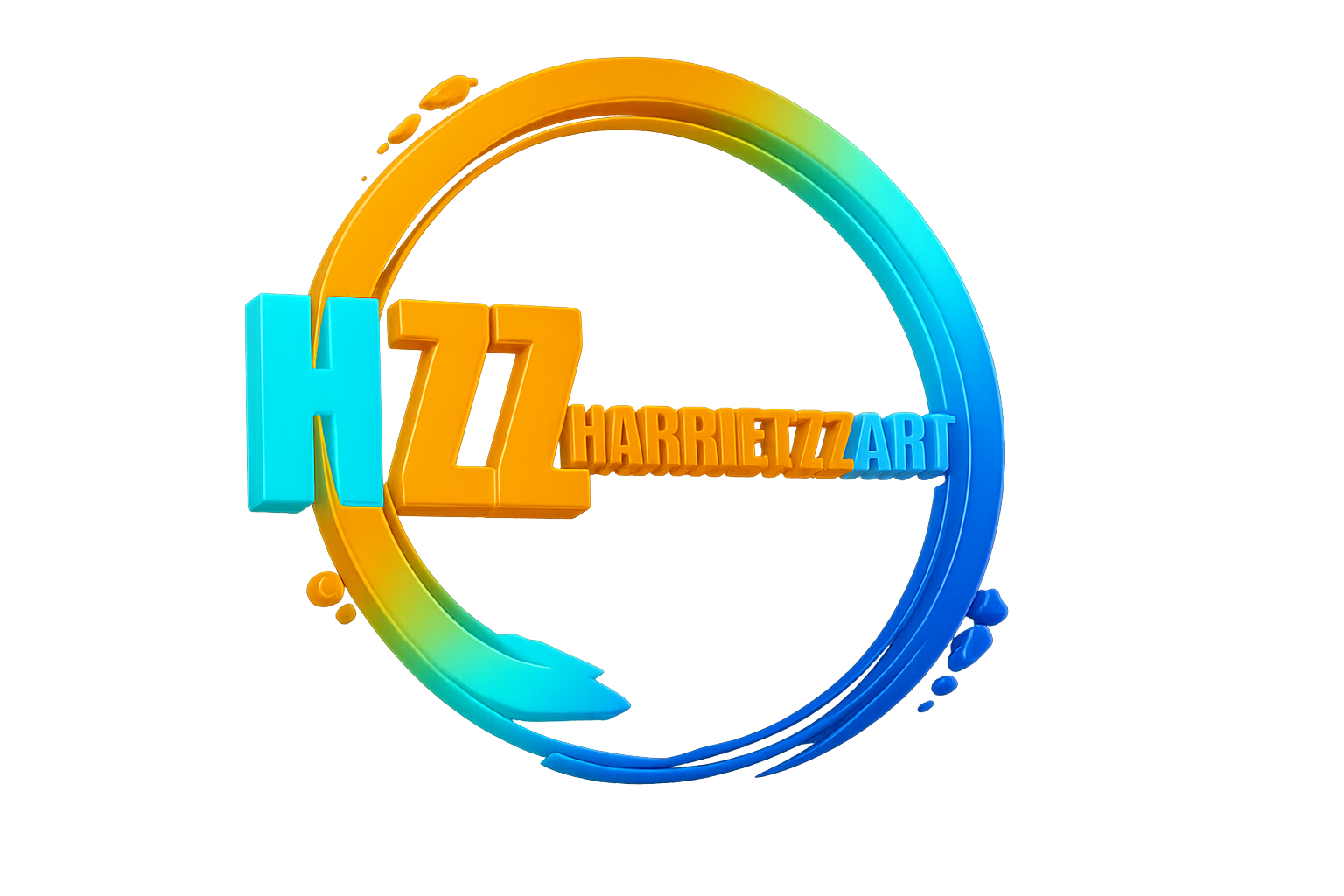 Promotional graphic created for Harriet Zabusky-Zand Art Gallery marketing