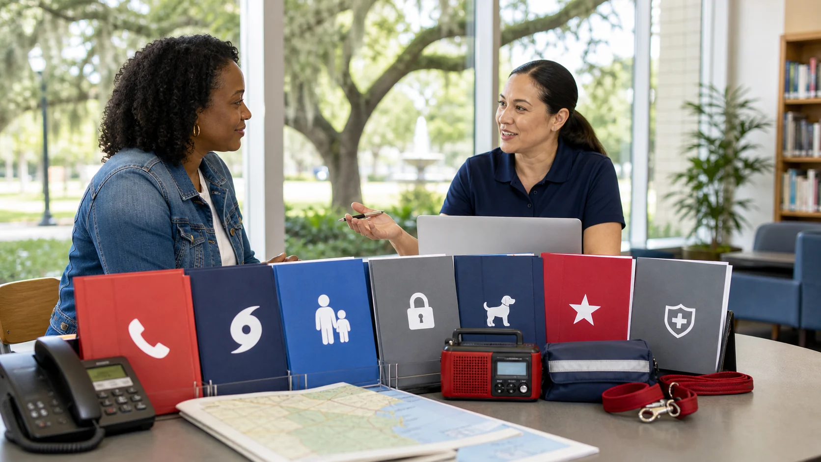 Savannah resident using a Coastal Georgia emergency and community safety resource directory