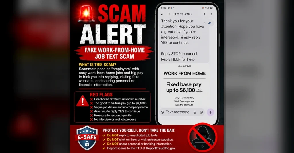 SCAM ALERT: Fake Work From Home Job Offers feature image