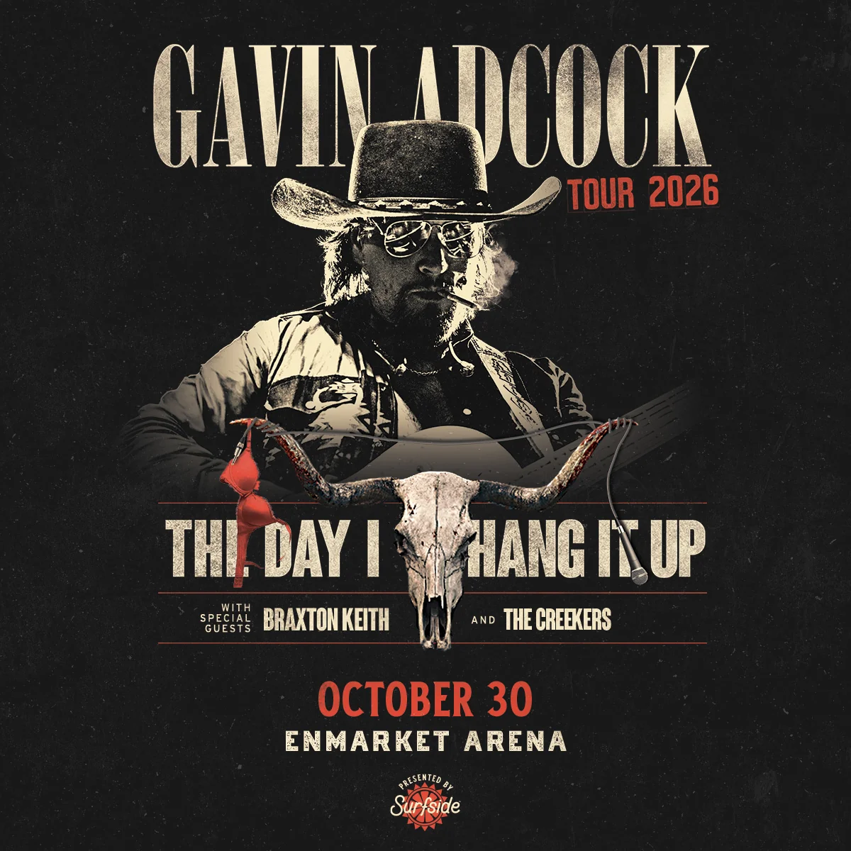 Gavin Adcock Savannah concert artwork