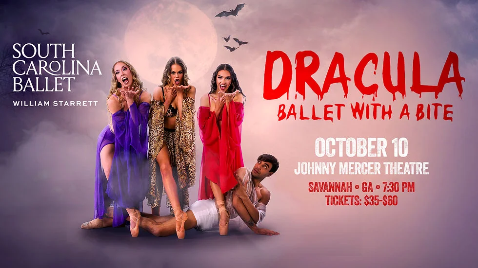 Dracula Ballet with a Bite Savannah performance artwork