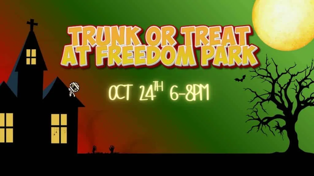 City of Rincon Trunk or Treat at Freedom Park event artwork